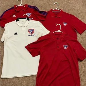 Set of 4 FC Dallas Polos